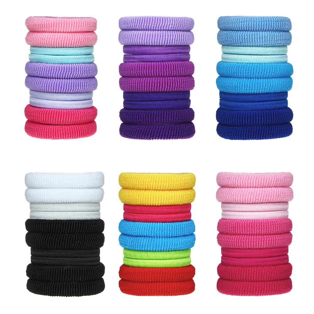 BERIOTTI Набор резинок для волос 10шт в тубе, полиэстер, 4см. 6 цветов, арт.№ 322-004