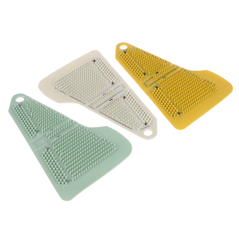 VETTA Скребок-щётка термопластичная резина, 16х9,5 см, 3 цвета, арт.№ 445-047