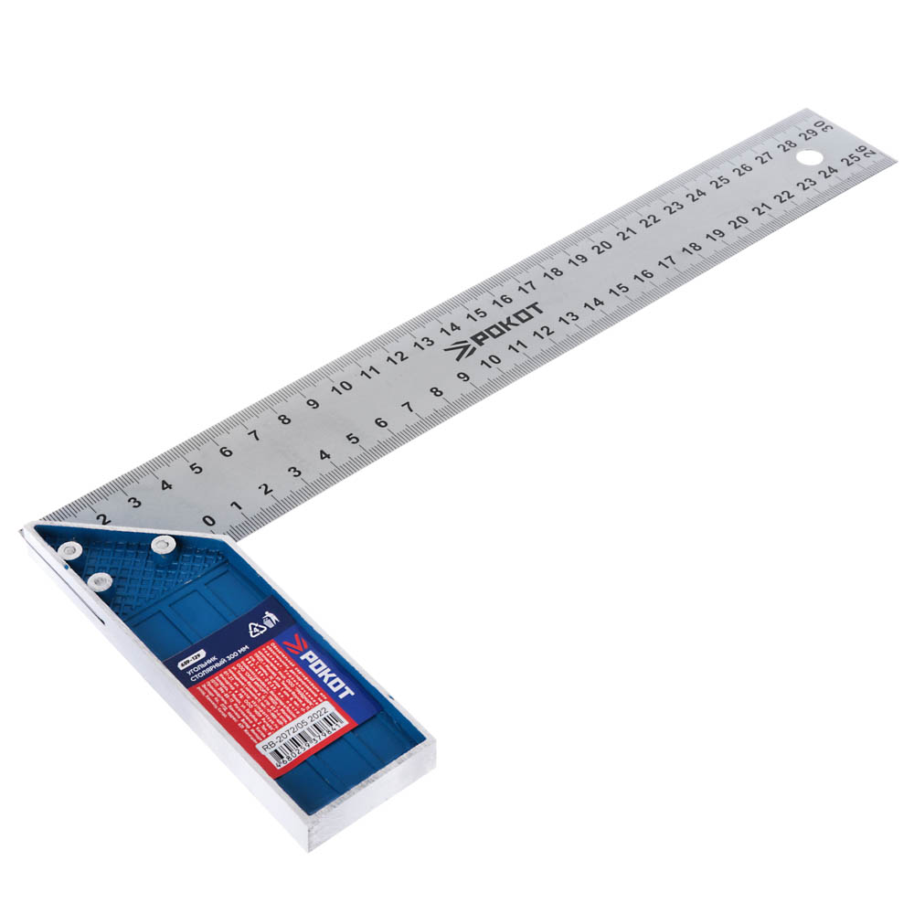 РОКОТ Угольник столярный 300мм, арт.№ 659-129