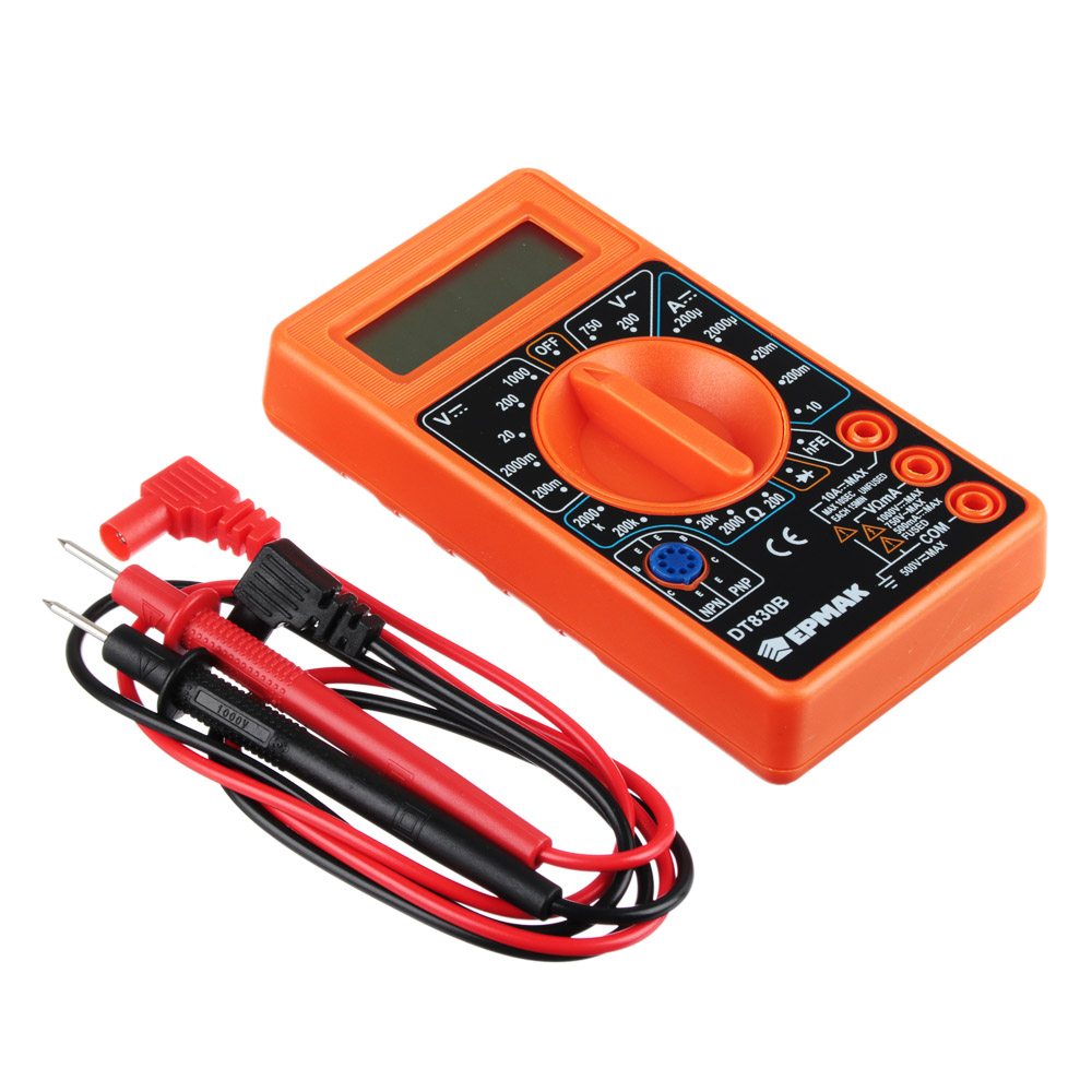 ЕРМАК Мультиметр цифровой DT-830В, арт.№ 660-003