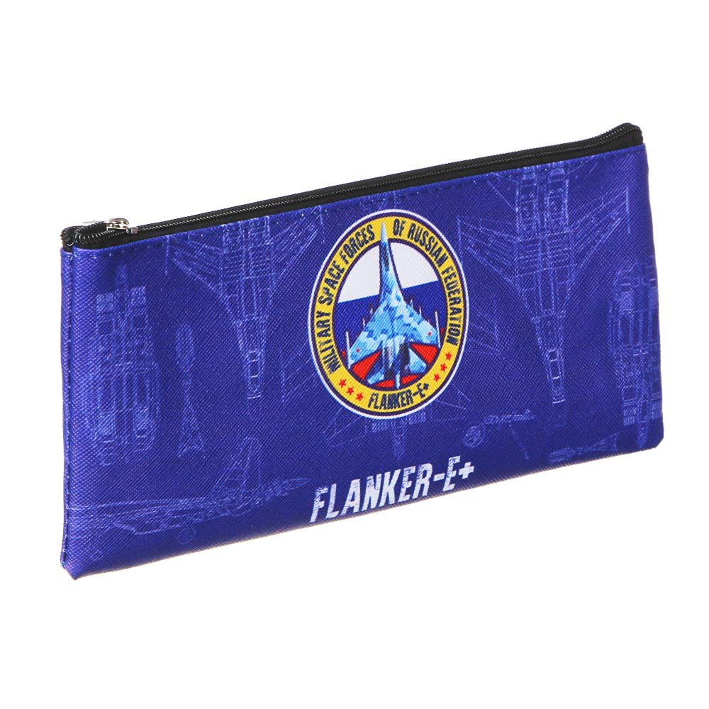Фланкер Пенал мягкий плоский, 21х10см, ПВХ 0,6мм, арт.№ 238-226