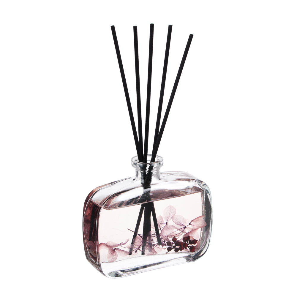 LADECOR Аромадиффузор с палочками и декором,  с тестером, 100мл, 4 аромата, арт.№ 412-065