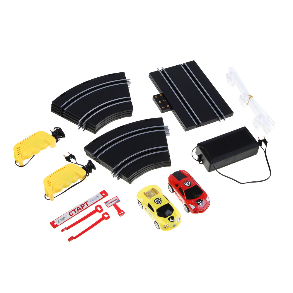 BY Русские Супергерои Гонки, автотрек на пульте управления, PP, ABS, 4хC, 41,5х30,5х4,5см, арт.№ 276-009