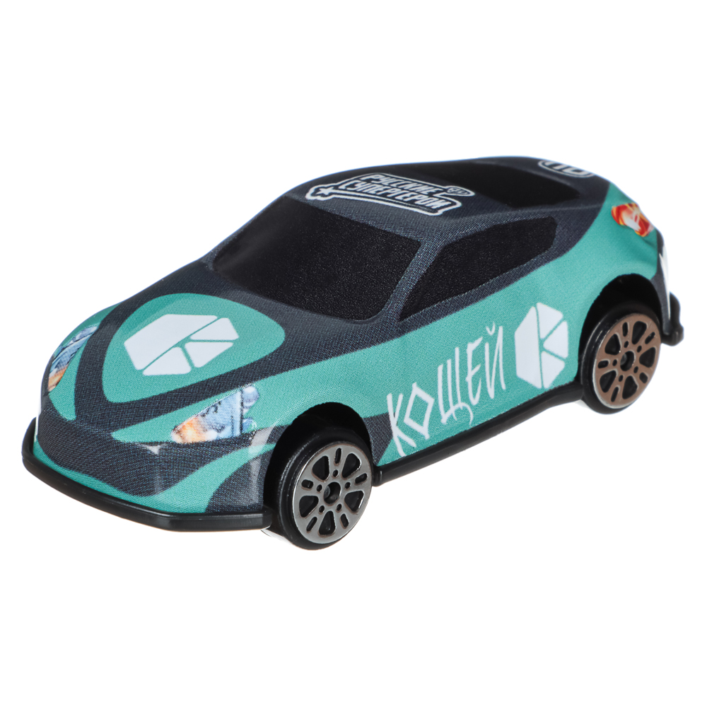 BY Русские Супергерои Машинки Супергероев, набор 6 машинок, ABS, 34,1х13,1х3,3см, арт.№ 292-023