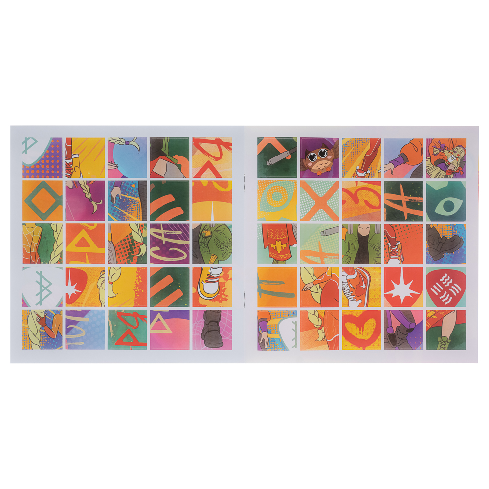 УИД "Русские супергерои. Наклейки-квадратики", бумага, 20х20см, 8 стр., 2 дизайна, арт.№ 290-003