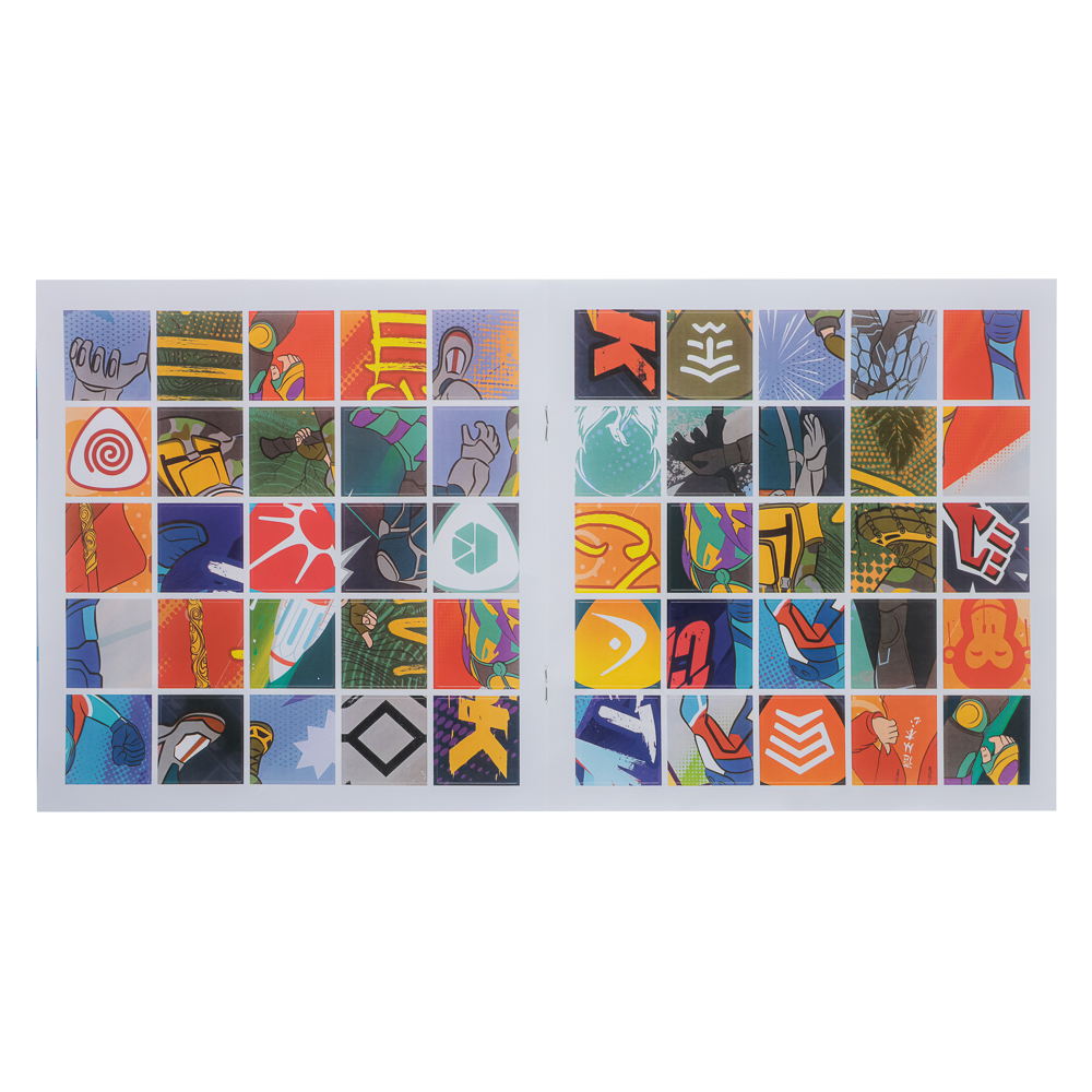 УИД "Русские супергерои. Наклейки-квадратики", бумага, 20х20см, 8 стр., 2 дизайна, арт.№ 290-003