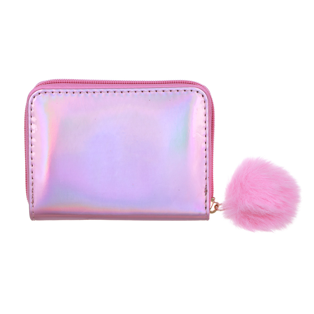 ЮL Кошелек для мелочи с декором, ПВХ, 12,5х9,5см, 3 цвета, КМ23-01, арт.№ 303-970