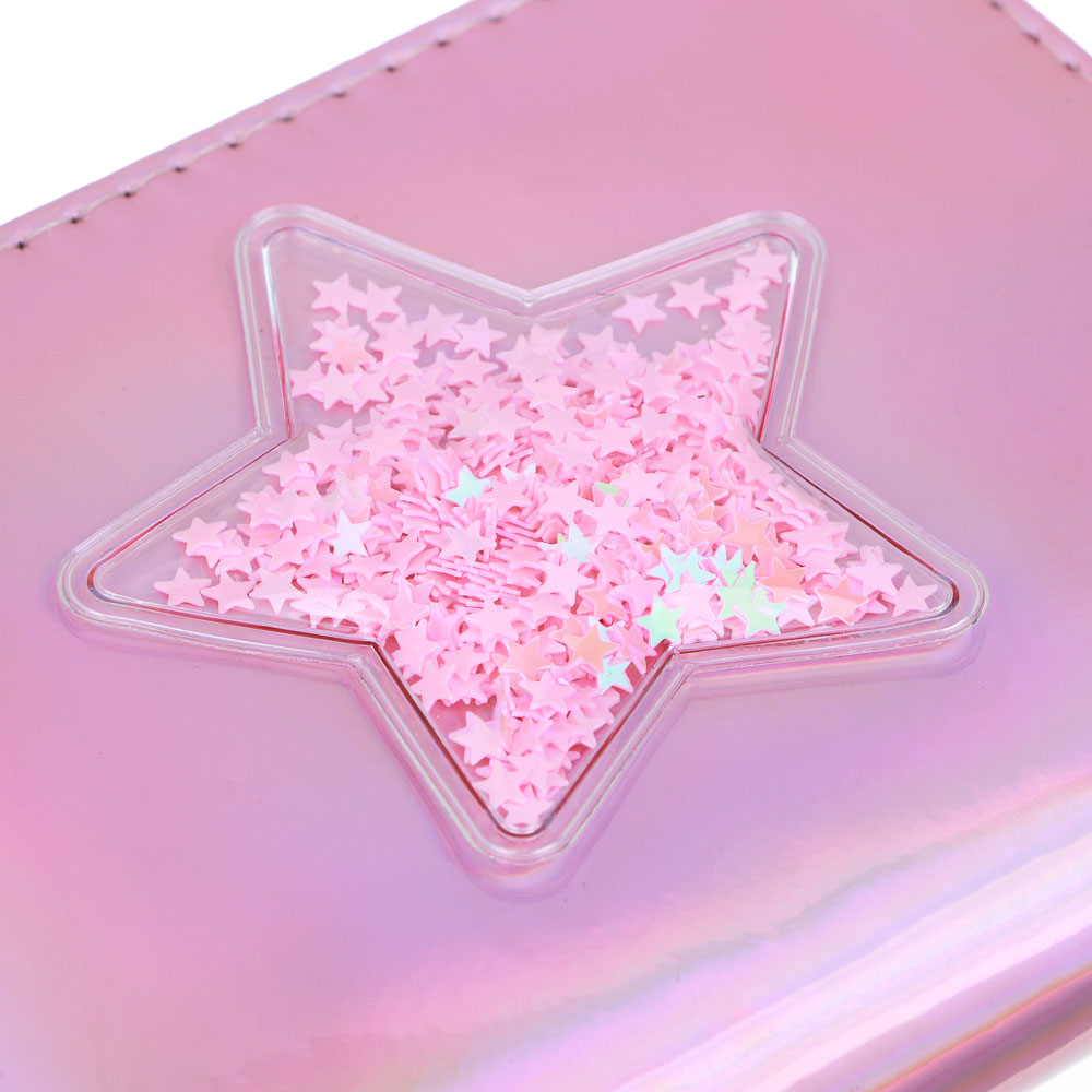 ЮL Кошелек для мелочи с декором, ПВХ, 12,5х9,5см, 3 цвета, КМ23-01, арт.№ 303-970