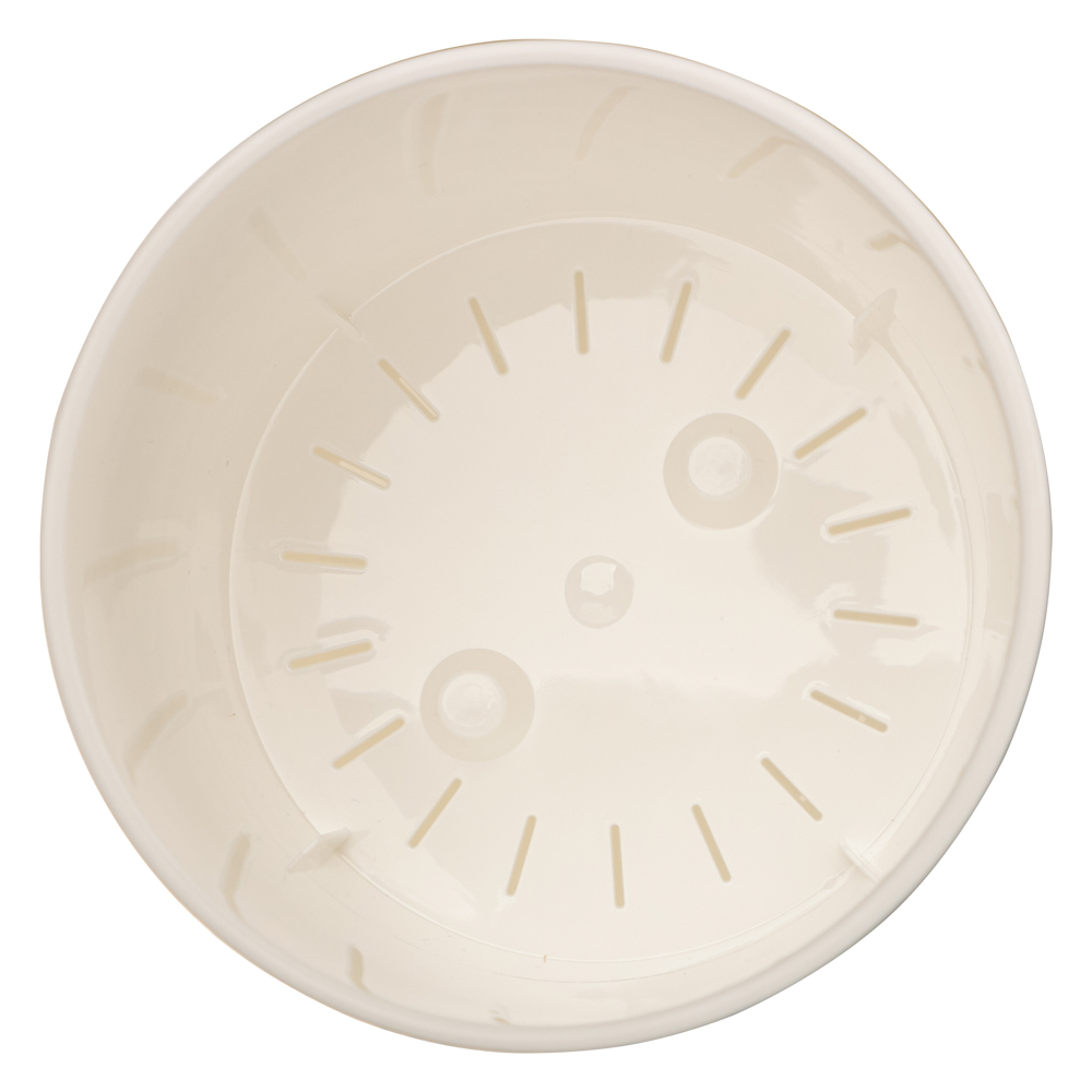 Кашпо "Leaves" 1,25л белый/белый, арт.№ 164-026