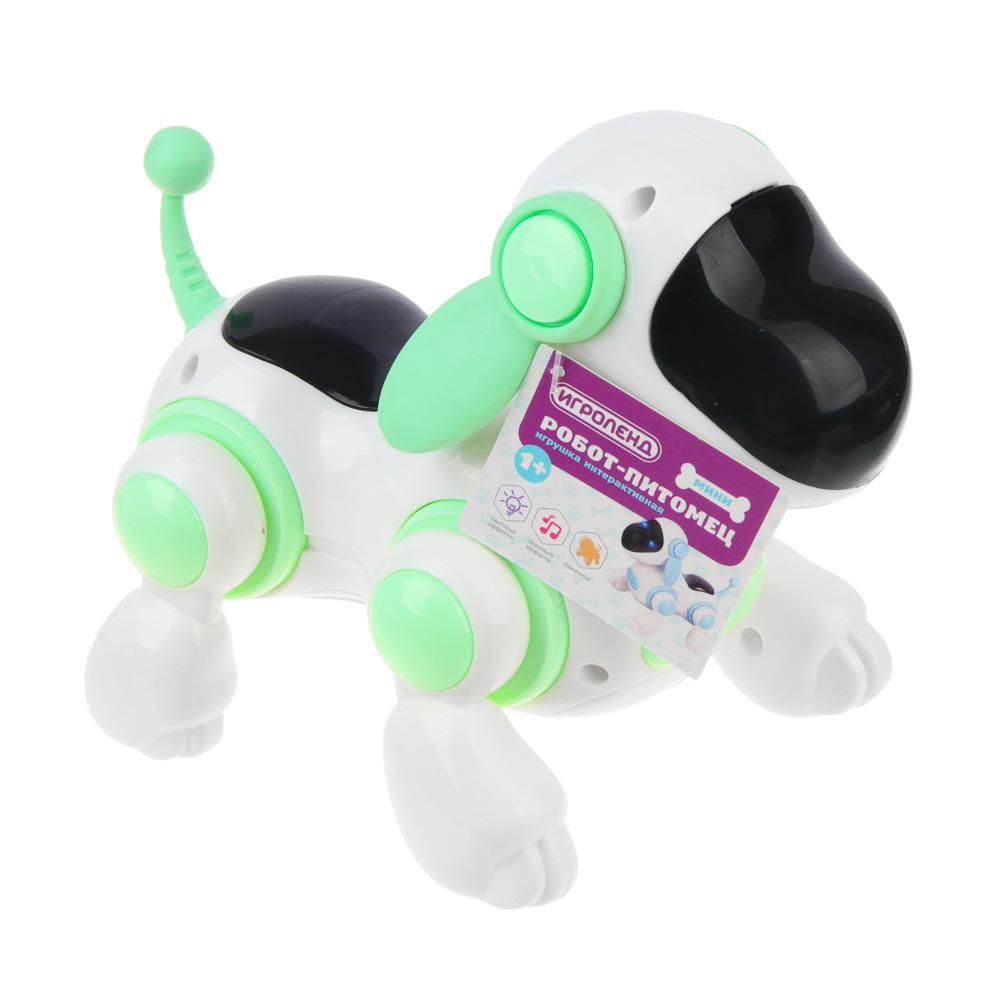 ИГРОЛЕНД Робот питомец-мини в шоубоксе, движение, свет, звук, ABS, 16х10х13см, 2хАА, арт.№ 272-859