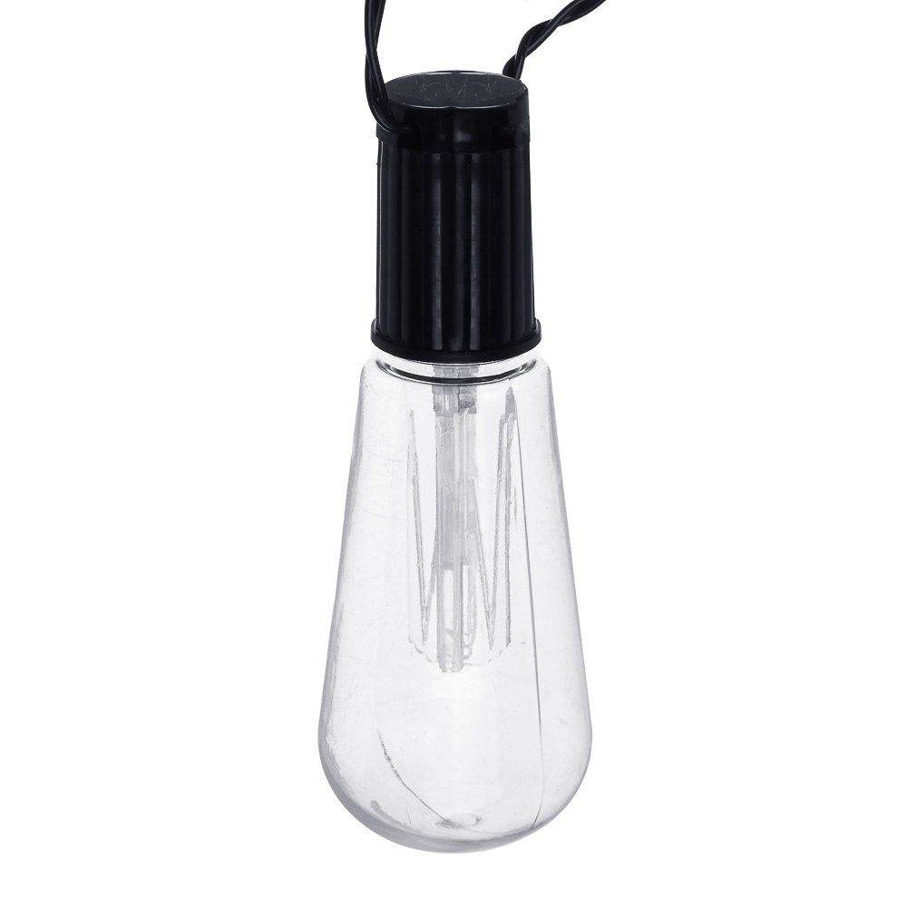 Гирлянда уличная на солнечной батарее 6,3 м INBLOOM, 20 LED, свечение шампань, 8 режимов, ABS, 1xAAA 600 мАч, IP44, арт.№ 185-047