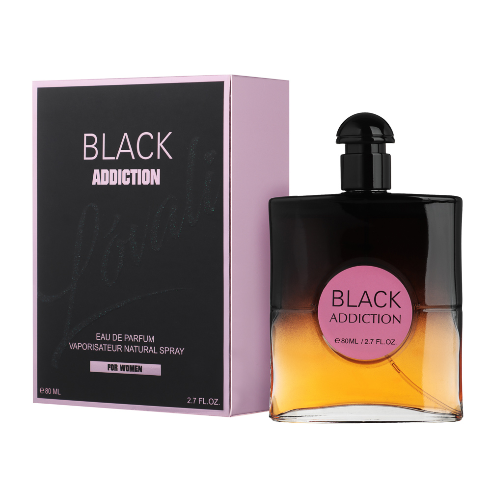 ЮниLook Туалетная вода женская Black addiction, 80 мл, арт.№ 313-349