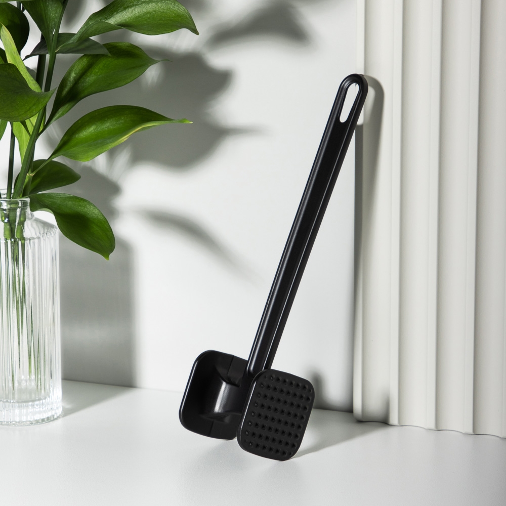 SATOSHI Молоток для отбивания мяса, черный, алюминий, арт.№ 882-380