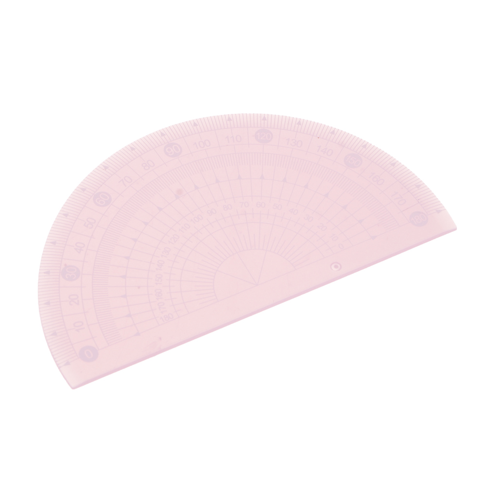 Набор геом.4 пр.(линейка 15см., транспортир 180, треугольник 2шт.) 18,2х8,2см, ПВХ пенал, 4 цв., арт.№ 532-113