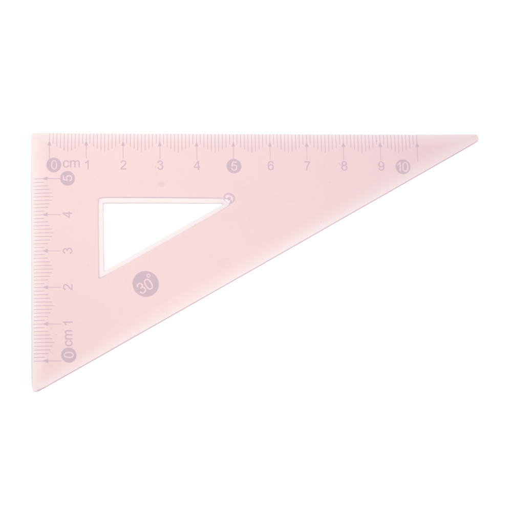 Набор геом.4 пр.(линейка 15см., транспортир 180, треугольник 2шт.) 18,2х8,2см, ПВХ пенал, 4 цв., арт.№ 532-113