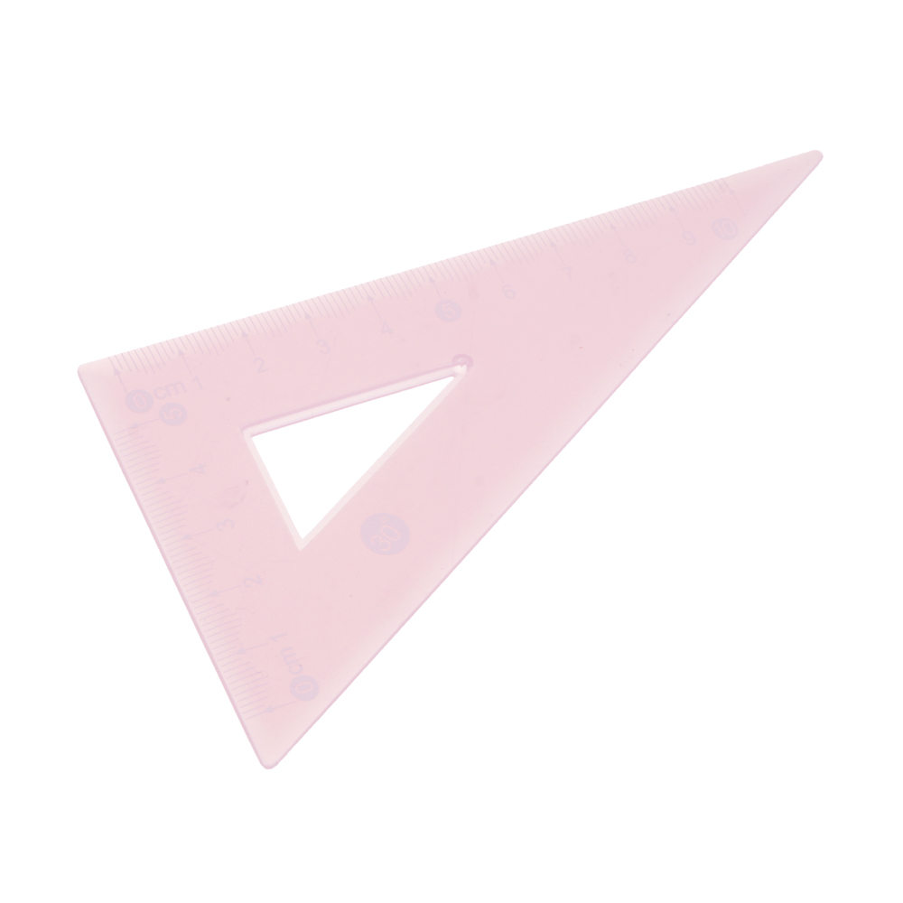 Набор геом.4 пр.(линейка 15см., транспортир 180, треугольник 2шт.) 18,2х8,2см, ПВХ пенал, 4 цв., арт.№ 532-113