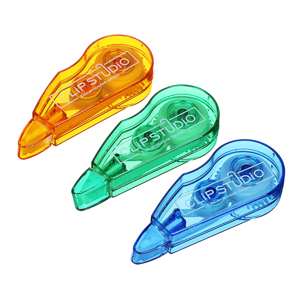 Корректирующая лента ClipStudio 5мм х 3м, пластик, арт.№ 587-001