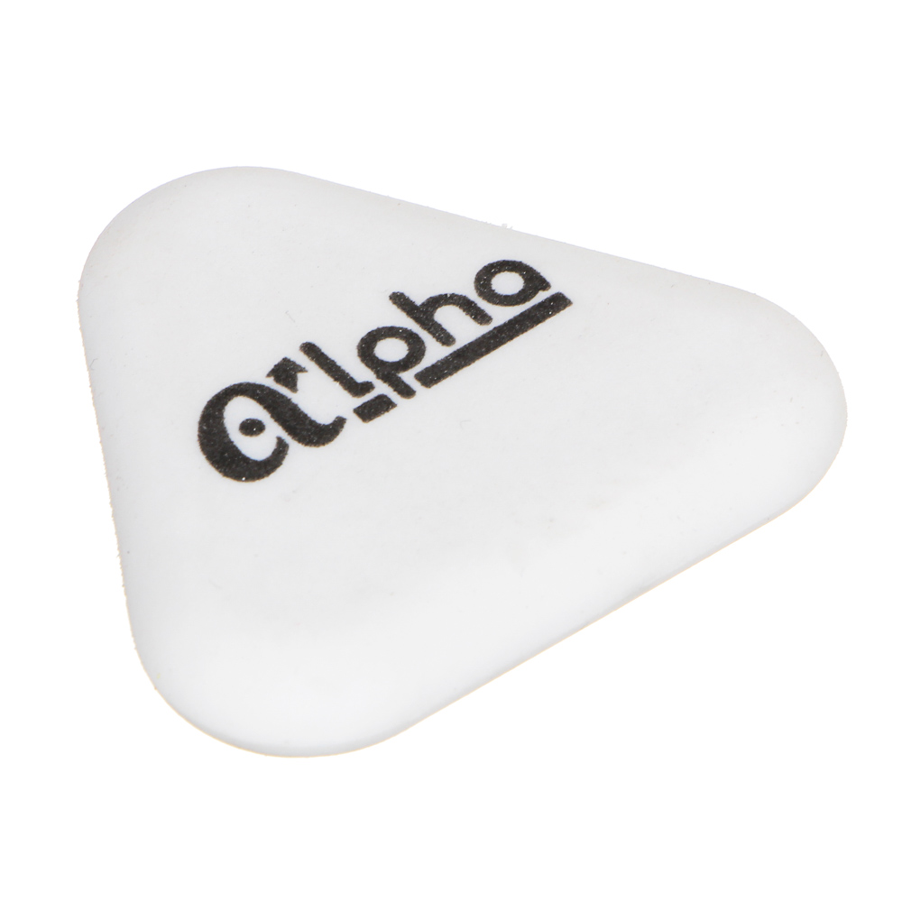 Ластик ClipStudio Альфа 4,5х4,5х0,9см, треугольный белый, улучшенное стирание, ТПР, арт.№ 607-011