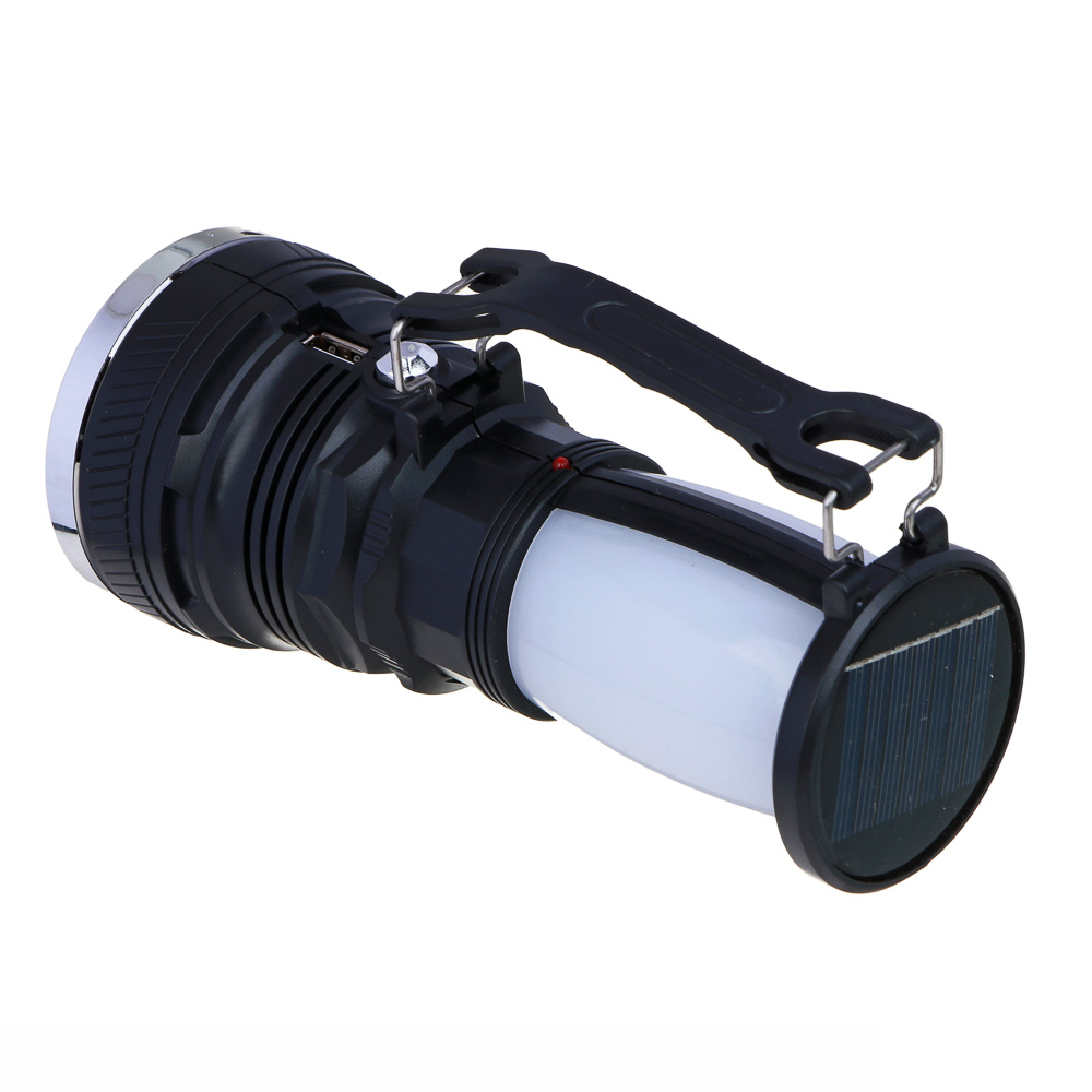 Фонарь прожектор 2-в-1 тм ЕРМАК, аккумуляторный, 24 SMD + 1 Вт LED, шнур 220В, пластик, 17,5x7,5 см, арт.№ 198-091