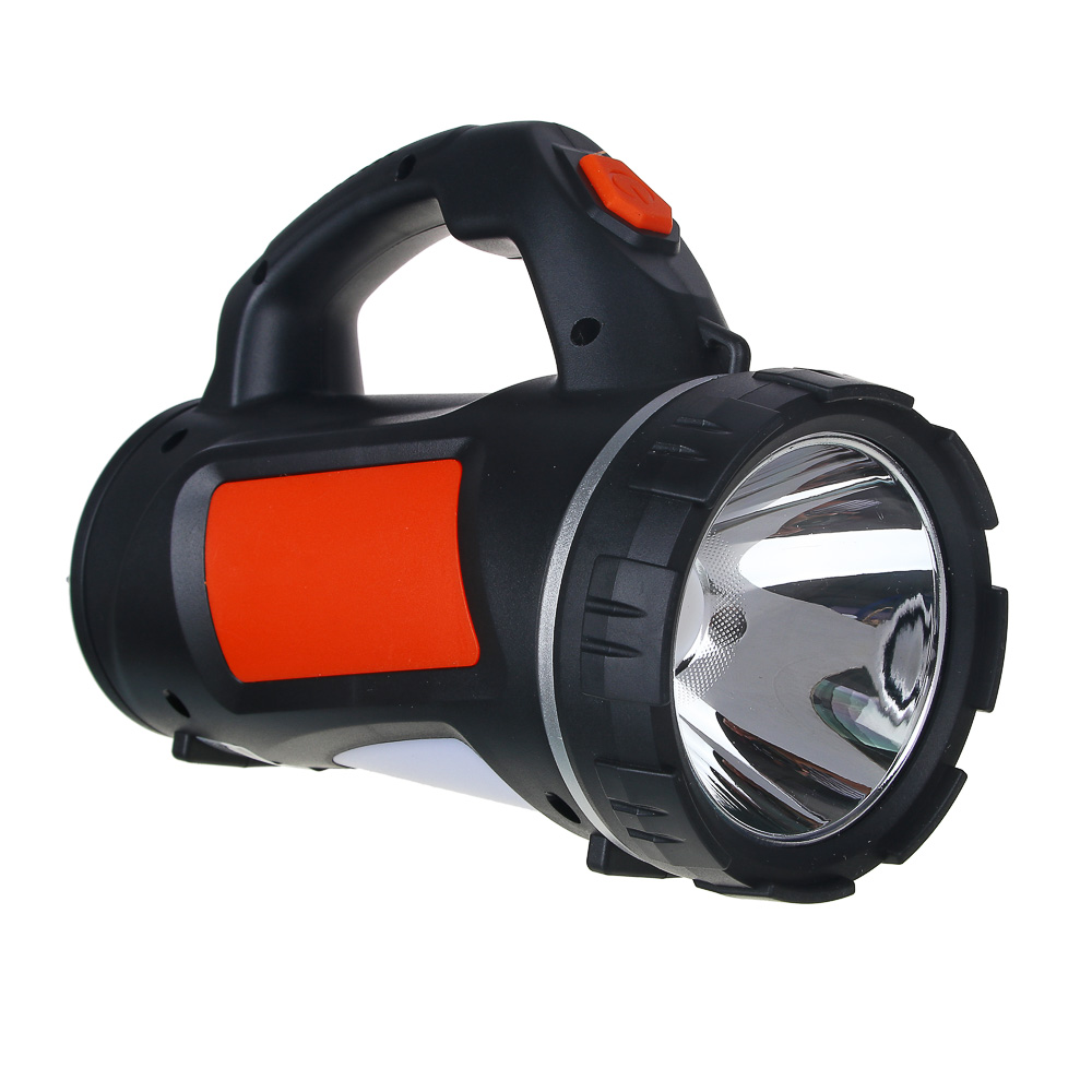 Фонарь прожектор тм ЕРМАК, SS-5805, 1 LED, 1 СОВ, 3 Вт, 17х11см, 4 режима, 1000мАч, USB, пластик, арт.№ 223-040