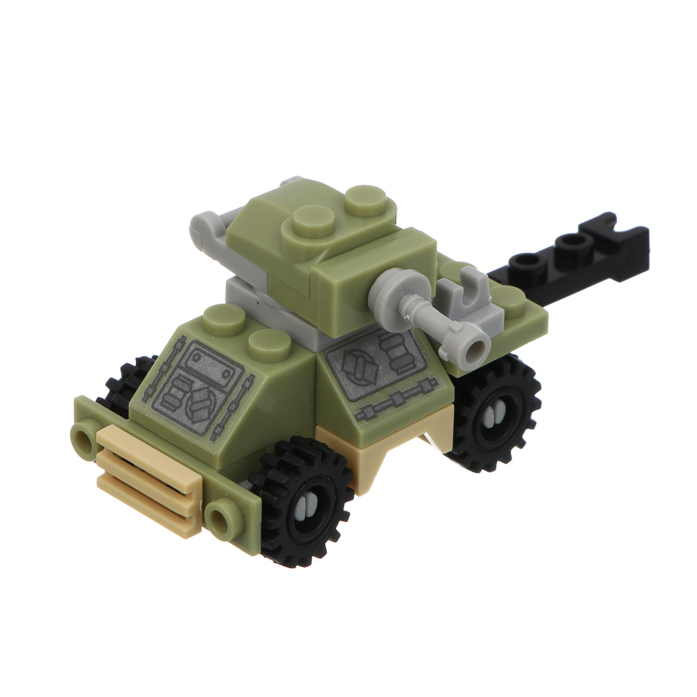 ИГРОЛЕНД Конструктор "Военная техника" 8 в 1, 8х3,5х11 см, ABS, 6 видов, арт.№ 265-673