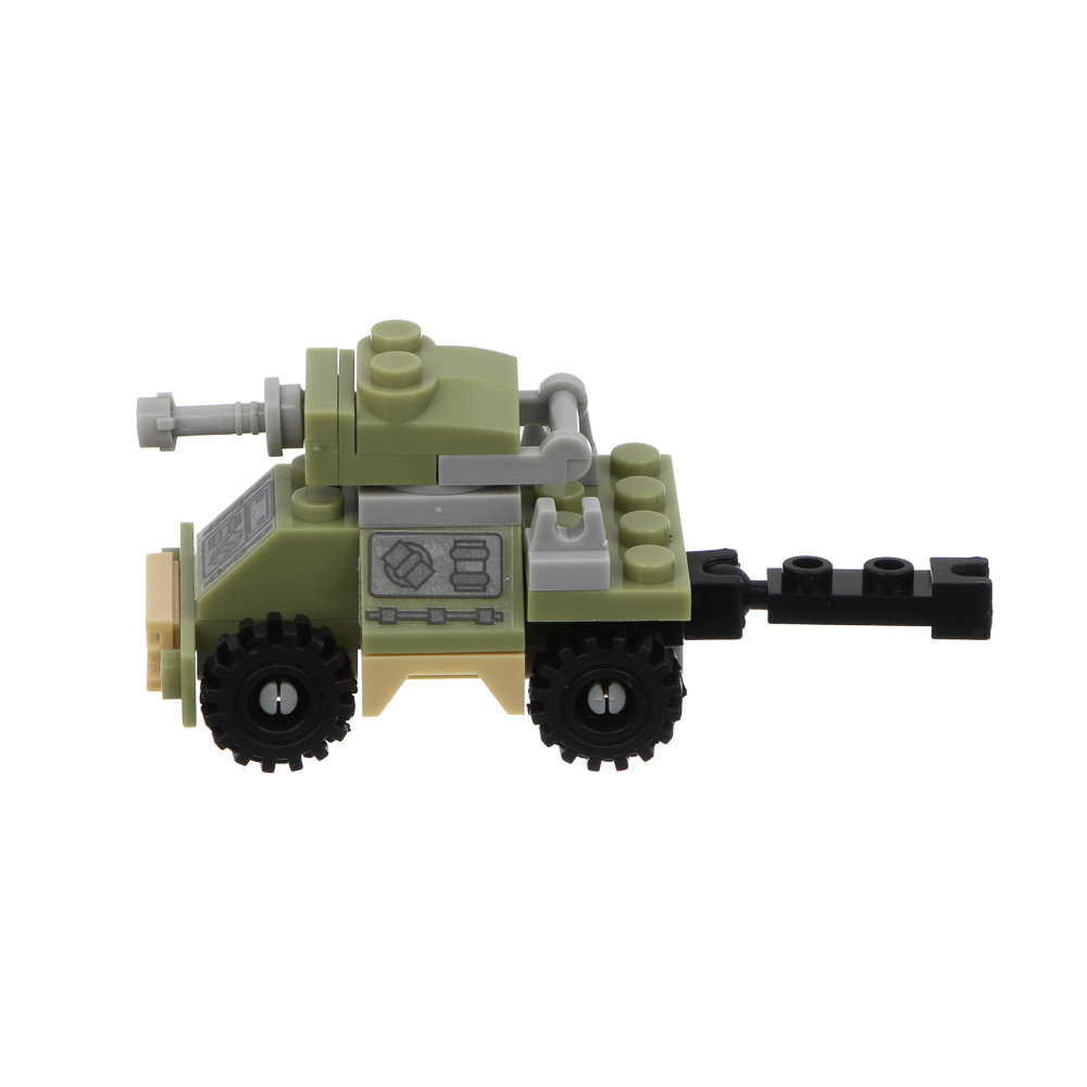 ИГРОЛЕНД Конструктор "Военная техника" 8 в 1, 8х3,5х11 см, ABS, 6 видов, арт.№ 265-673