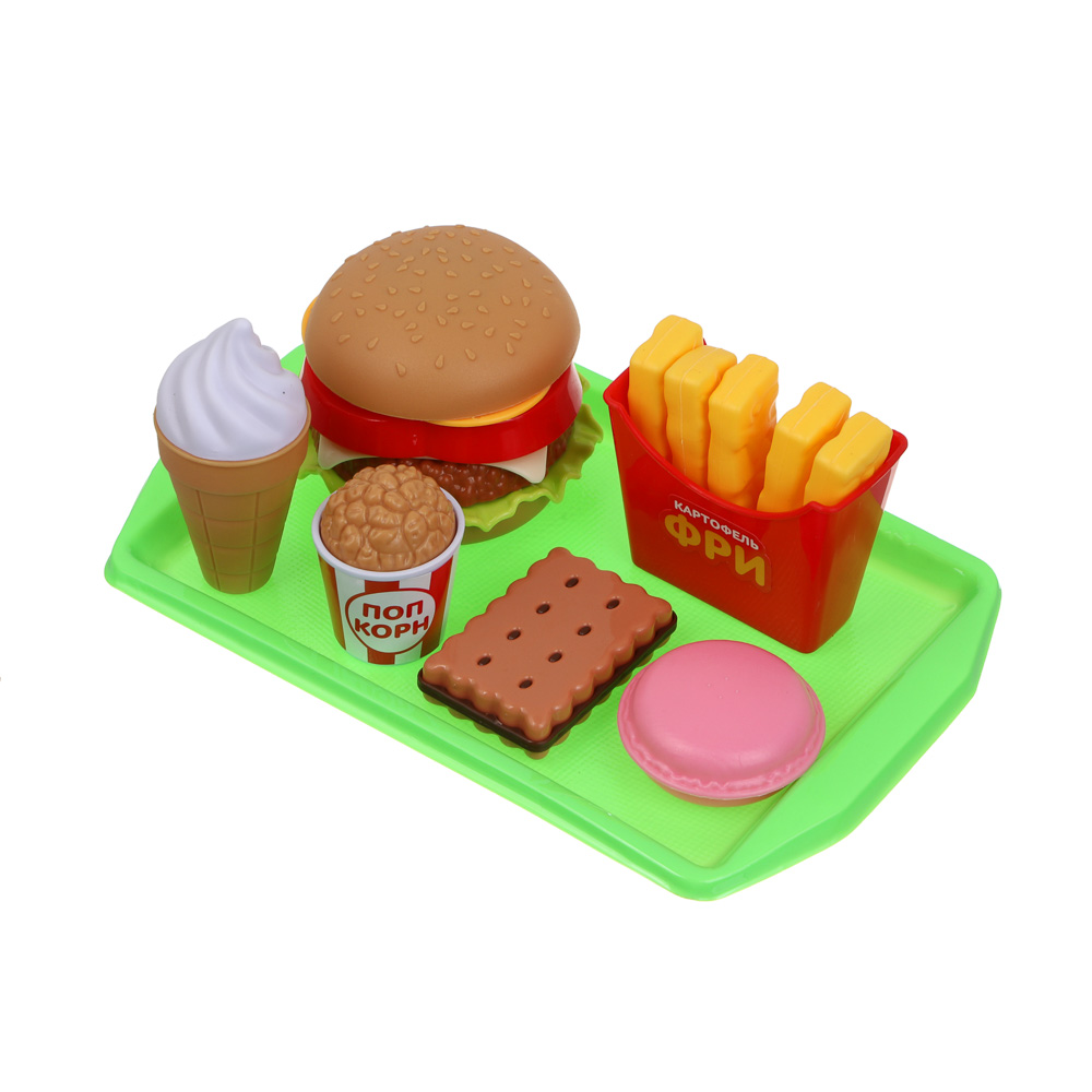 ИГРОЛЕНД Набор игровой "Кафе", 5-9пр., ABS, 19, 5х26х5см, 3 дизайна, арт.№ 294-075