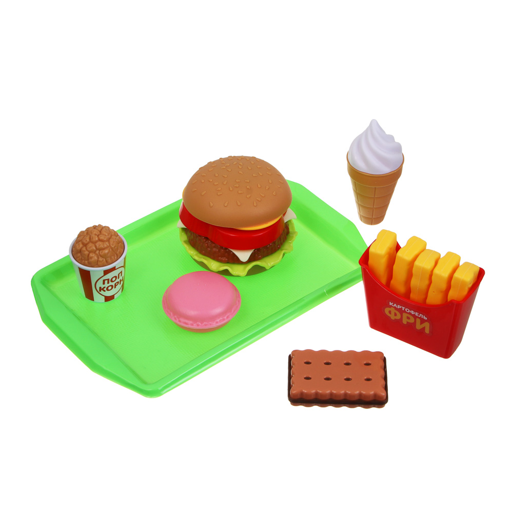 ИГРОЛЕНД Набор игровой "Кафе", 5-9пр., ABS, 19, 5х26х5см, 3 дизайна, арт.№ 294-075