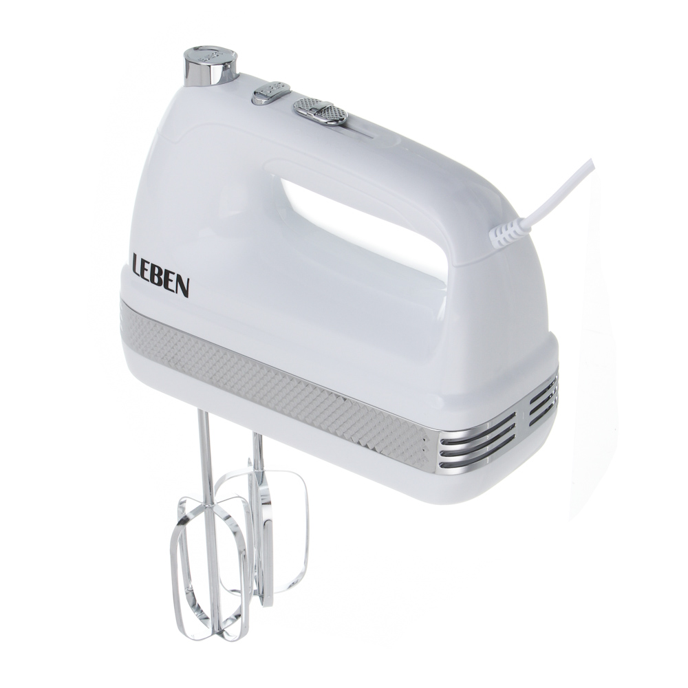 LEBEN Миксер электрический 800 Вт, 5 скоростей + режим "TURBO", арт.№ 269-066