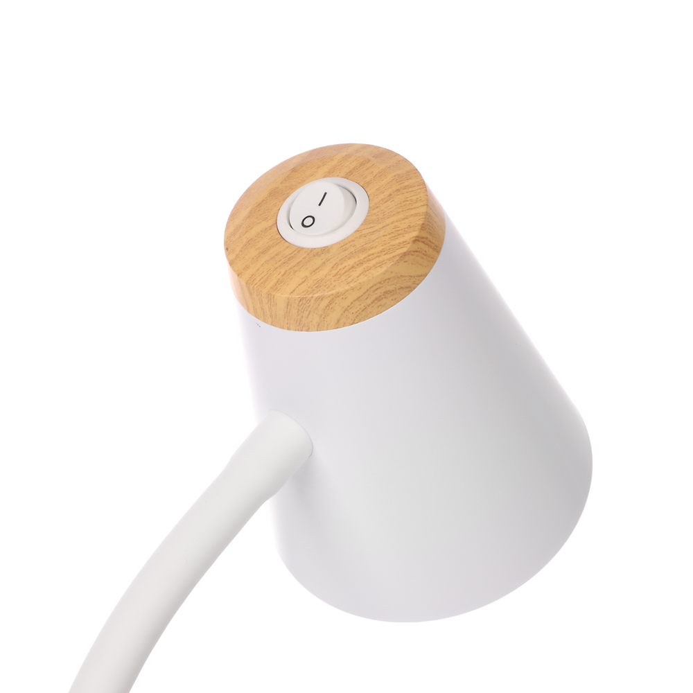 Светильник переносной настольный BY Элеганс,14LED, 5Вт, 300Лм,4000K,230В, кабель 1.6м, пластик,белый, арт.№ 417-163