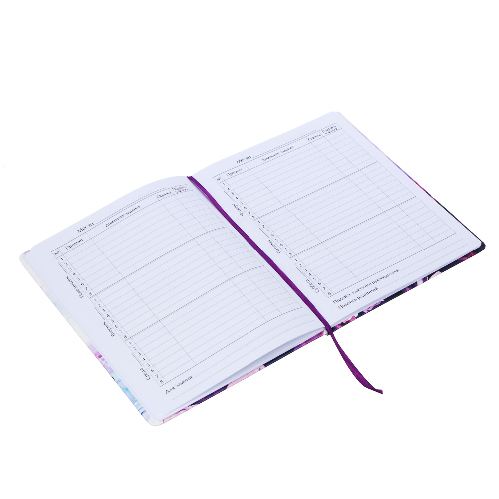 Дневник шк., А5+ (20,8*16,5см), 48л., "Девочка аниме 1", тв.обл., иск.кожа с цв.печатью, закладка, арт.№ 564-035