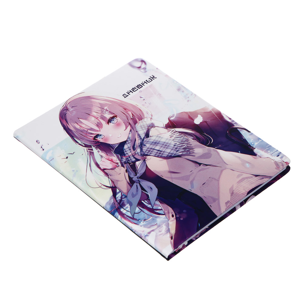 Дневник шк., А5+ (20,8*16,5см), 48л., "Девочка аниме 1", тв.обл., иск.кожа с цв.печатью, закладка, арт.№ 564-035