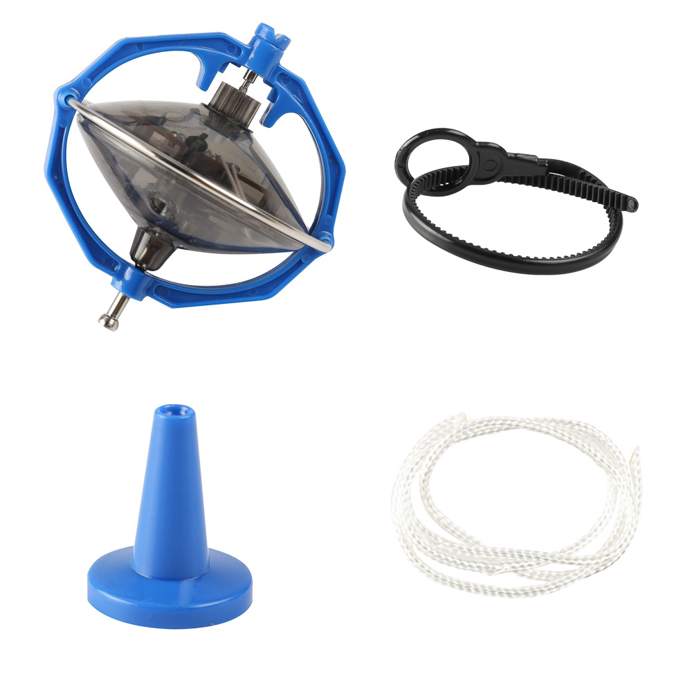 ИГРОЛЕНД Волчок "Магнитный гироскоп" с аксес.,ABS,железо, сталь, 3хAG3, свет, звук, 4 пр., 3 дизайна, арт.№ 214-027