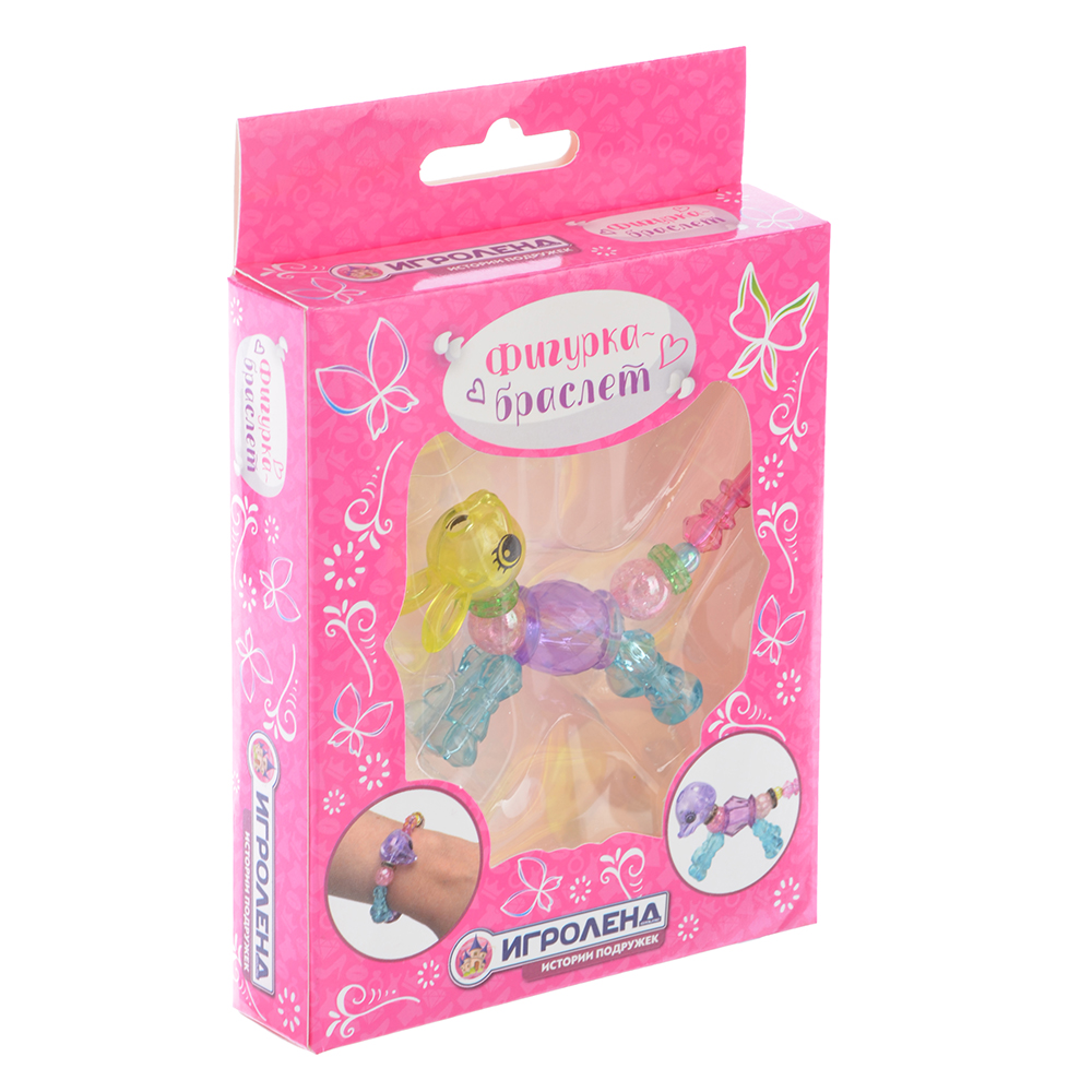 ИГРОЛЕНД Фигурка  трансформирующаяся в браслет, PS, 8-11,5х6-17,5х2-3см, 5-8 дизайнов, арт.№ 258-013