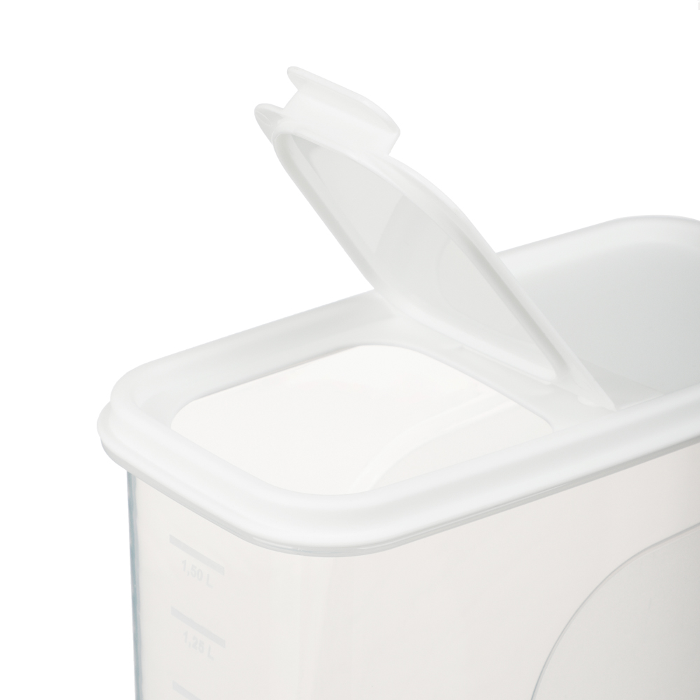 Банка для сыпучих продуктов МАШ прямоугольный 1,7л, пластик, арт.№ 861-509