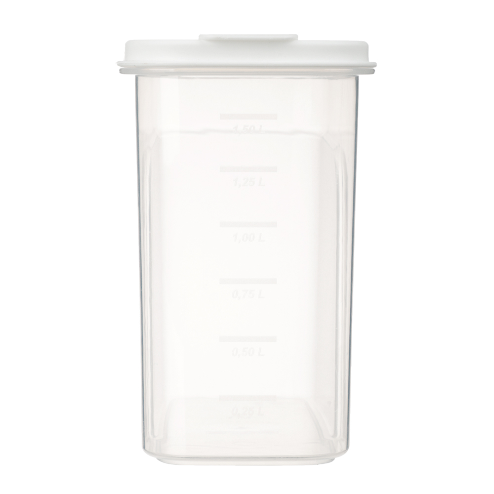 Банка для сыпучих продуктов МАШ прямоугольный 1,7л, пластик, арт.№ 861-509