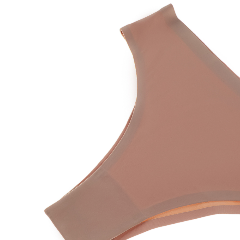 GALANTE Трусы-слипы женские бесшовные, р.46, 95%вискоза, 5%спандекс, бежевый, НБ25-10, арт.№ 331-350