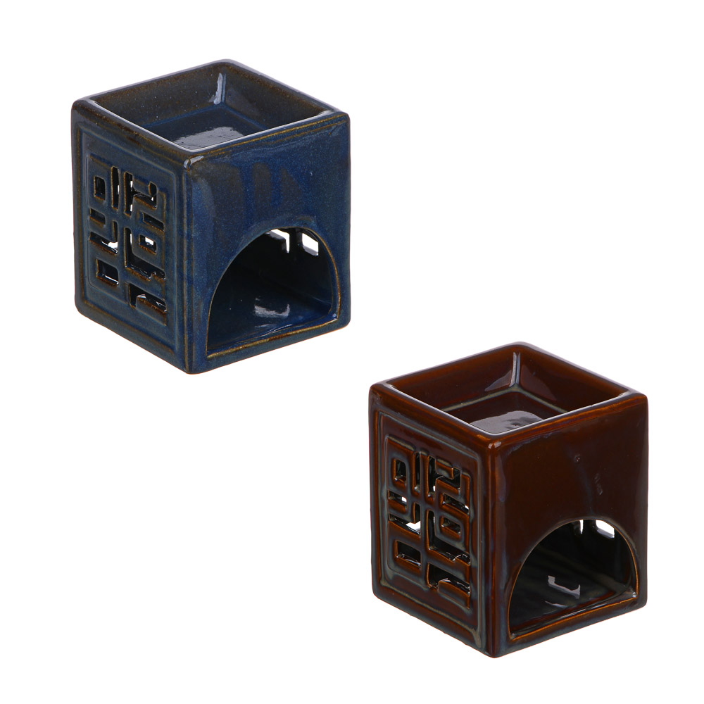 Аромалампа керамическая, 10x10x11 см, 2 цвета, арт.№ 471-022