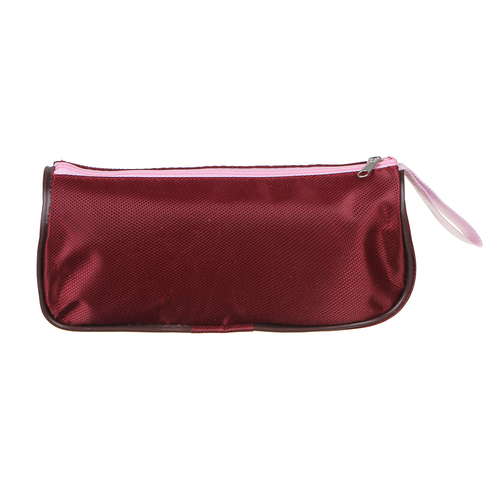 Френч Новел Пенал мягкий треугольный, 20х6х8см,ПЭ,1 карман вставка из голографич.иск.кожи с печатью, арт.№ 238-239