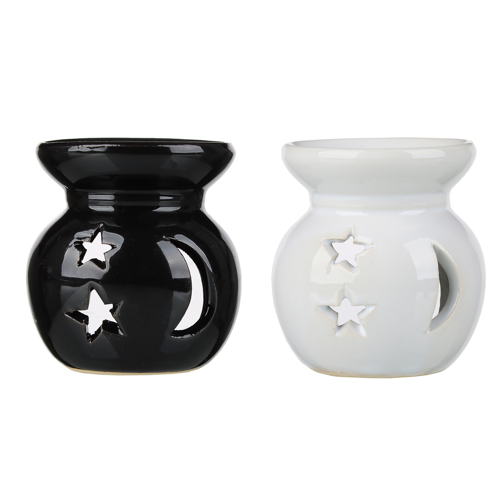 Аромалампа "Звезды и луна", 7х7х7см, керамика, 2 дизайна, арт.№ 536-229
