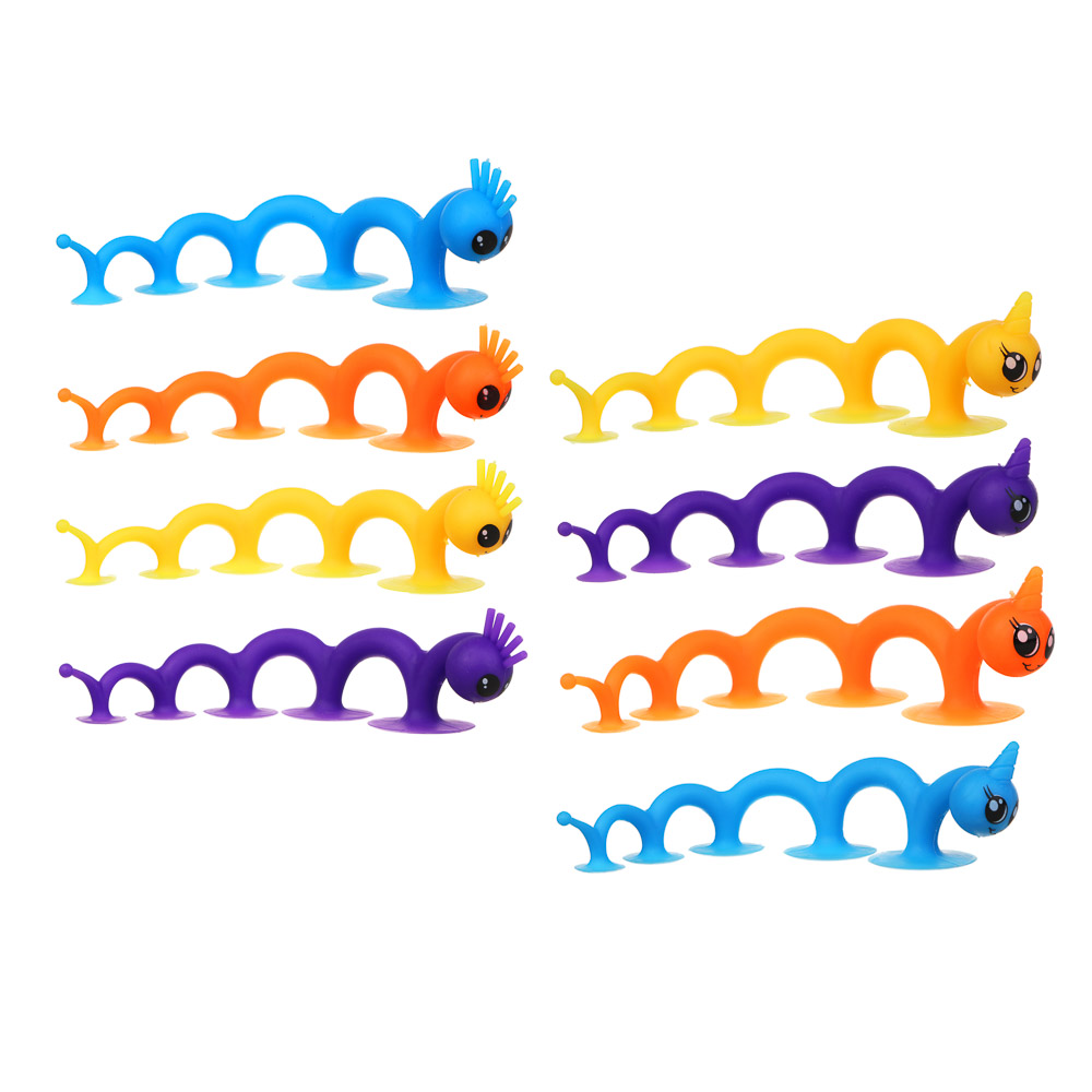 ИГРОЛЕНД "Антистресс тянучка-липучка" TPR, 15х3,8см, 6 видов, арт.№ 295-212