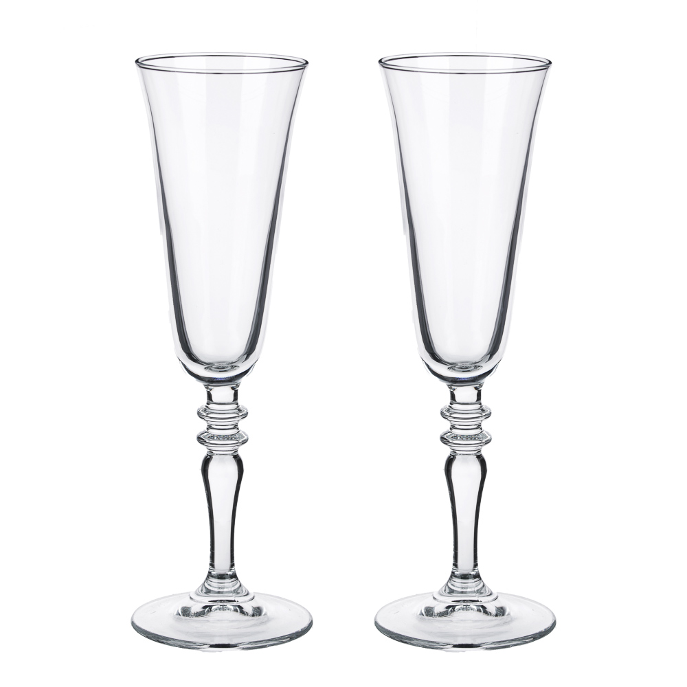 PASABAHCE Набор бокалов 2шт для шампанского, 190мл, "Винтаж", 440283B, арт.№ 878-429