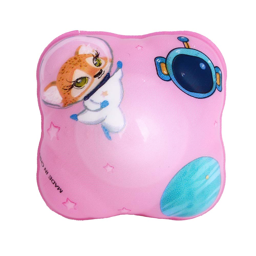 ИГРОЛЕНД Антистресс мячики-квадратики, PU, 5,5см, 6 дизайнов, арт.№ 295-216