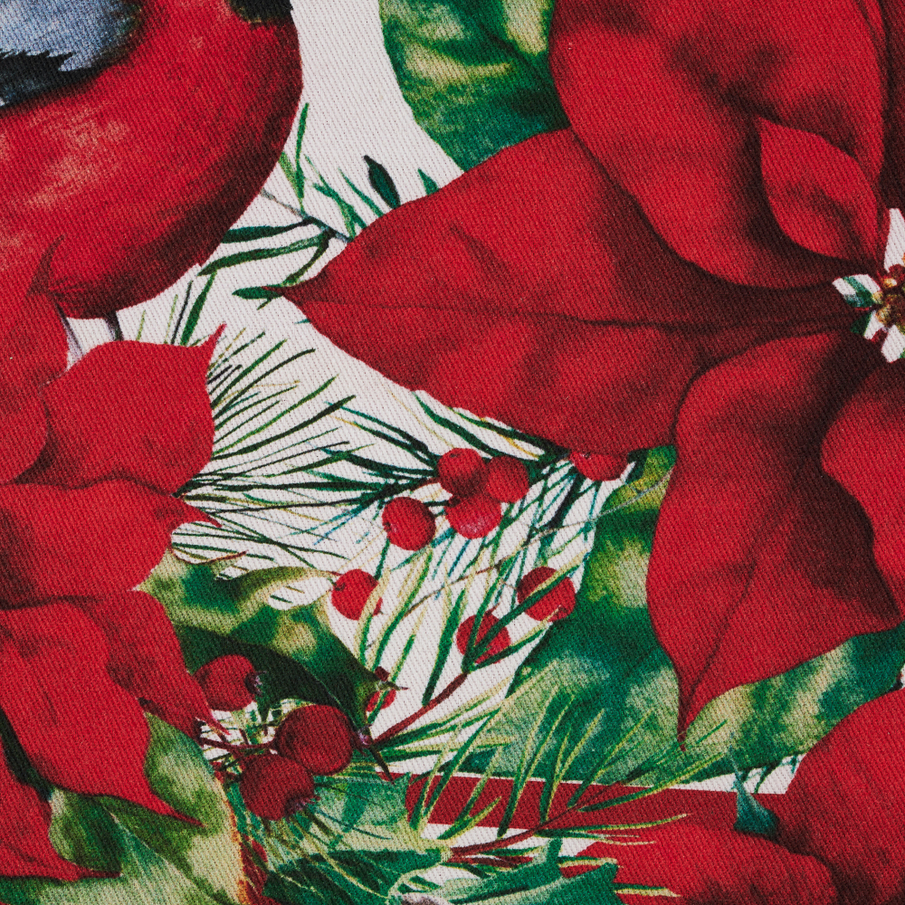 PROVANCE Винтер Чехол для подушки 40х40см, 100% хлопок, красный, арт.№ 492-170