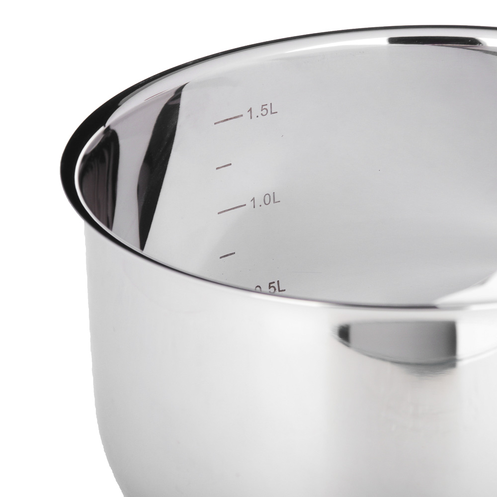 VETTA Боньер Набор кастрюль 6 пр.: ковш 1,7л, кастрюли 3,4л, 6,2л, со стекл. крышкой, арт.№ 822-204