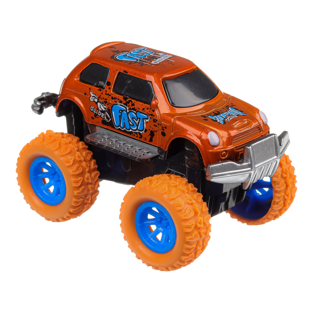 ИГРОЛЕНД Бигфут машина инерционная, металл, 8,5х3,8х3,6см, арт.№ 292-253