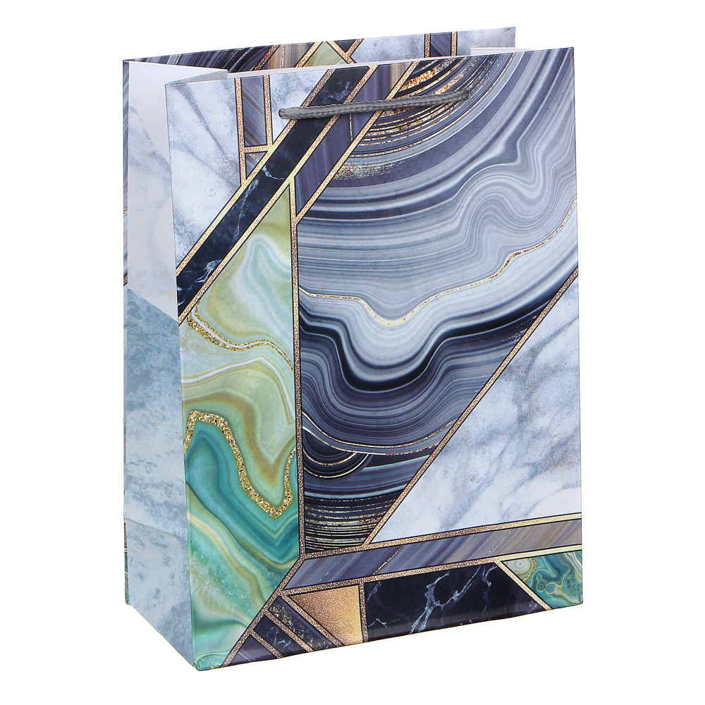 Пакет подарочный, вскч бум., М 18х24х8,5 см, 8 дизайнов, арт 2, арт.№ 507-981