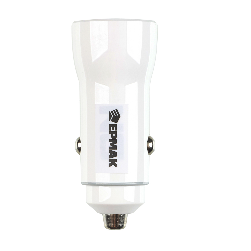 ЕРМАК Устройство зарядное автомобильное, USB QC 3.0+PD, 5В/3.1А, прозрачный пластик, арт.№ 738-023