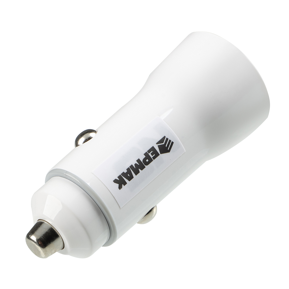 ЕРМАК Устройство зарядное автомобильное, USB QC 3.0+PD, 5В/3.1А, прозрачный пластик, арт.№ 738-023