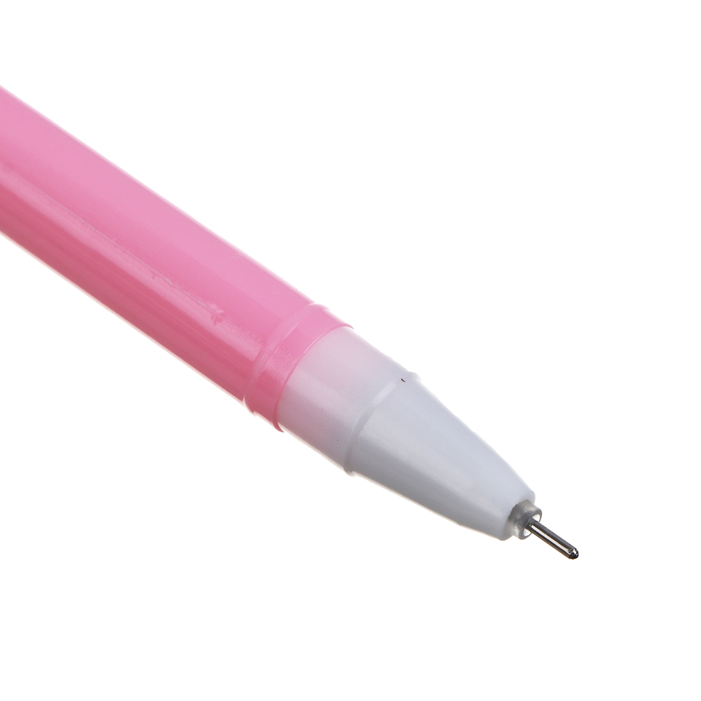 Ручка гелевая синяя, с наконечником в форме павлина, 4 дизайна, арт.№ 591-196